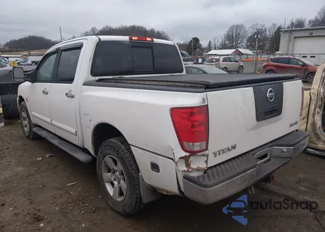 2004 Nissan Titan Se z USA, uszkodzony, nr VIN 1N6AA07B74N542565